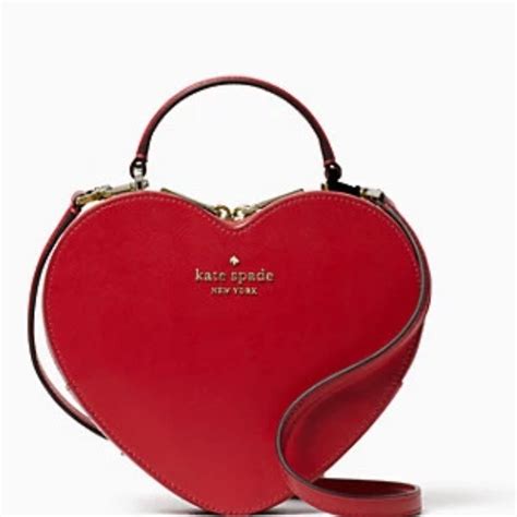 kate spade bag heart|kate spade heart shaped handbag.